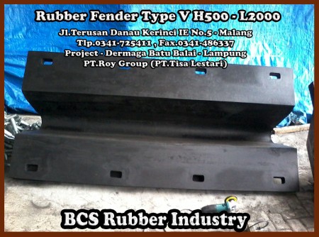 R.Fender V H500L2000,Rubber Fender V - Rubber Fender Arch - BCS Rubber Industry ,Rubber Fender