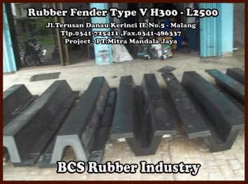 Fender VH300L2500,Rubber Fender Type V- BCS Production,Rubber Fender V ,Rubber Fender,BCS Rubber fender